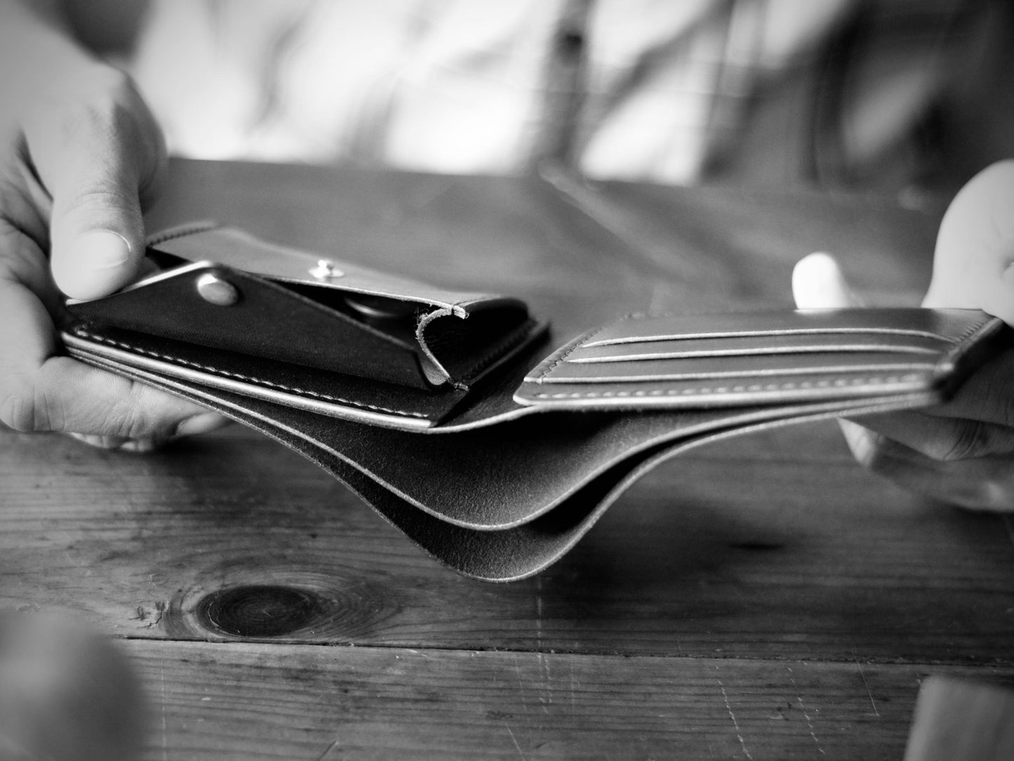 Coin Pocket Wallet No. 2 - Black - Clearance