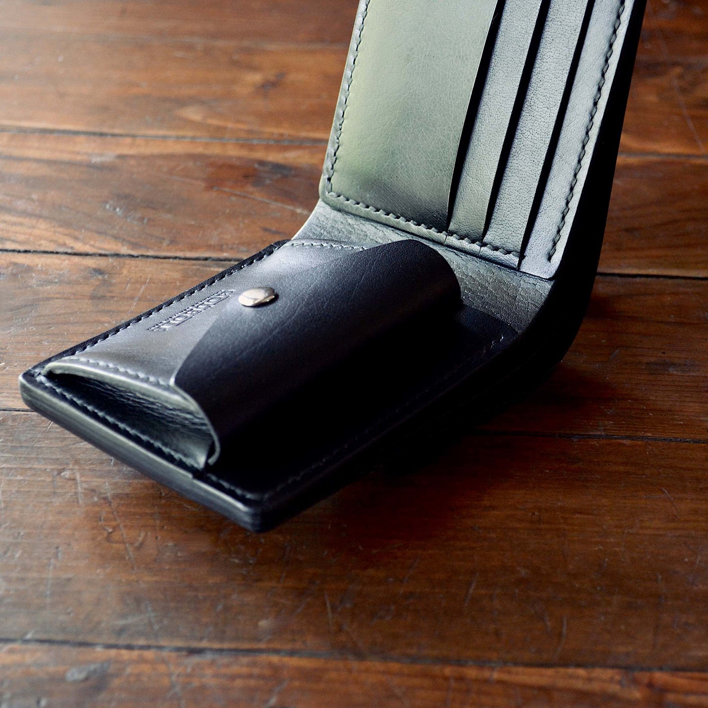 Coin Pocket Wallet No. 2 - Black - Clearance