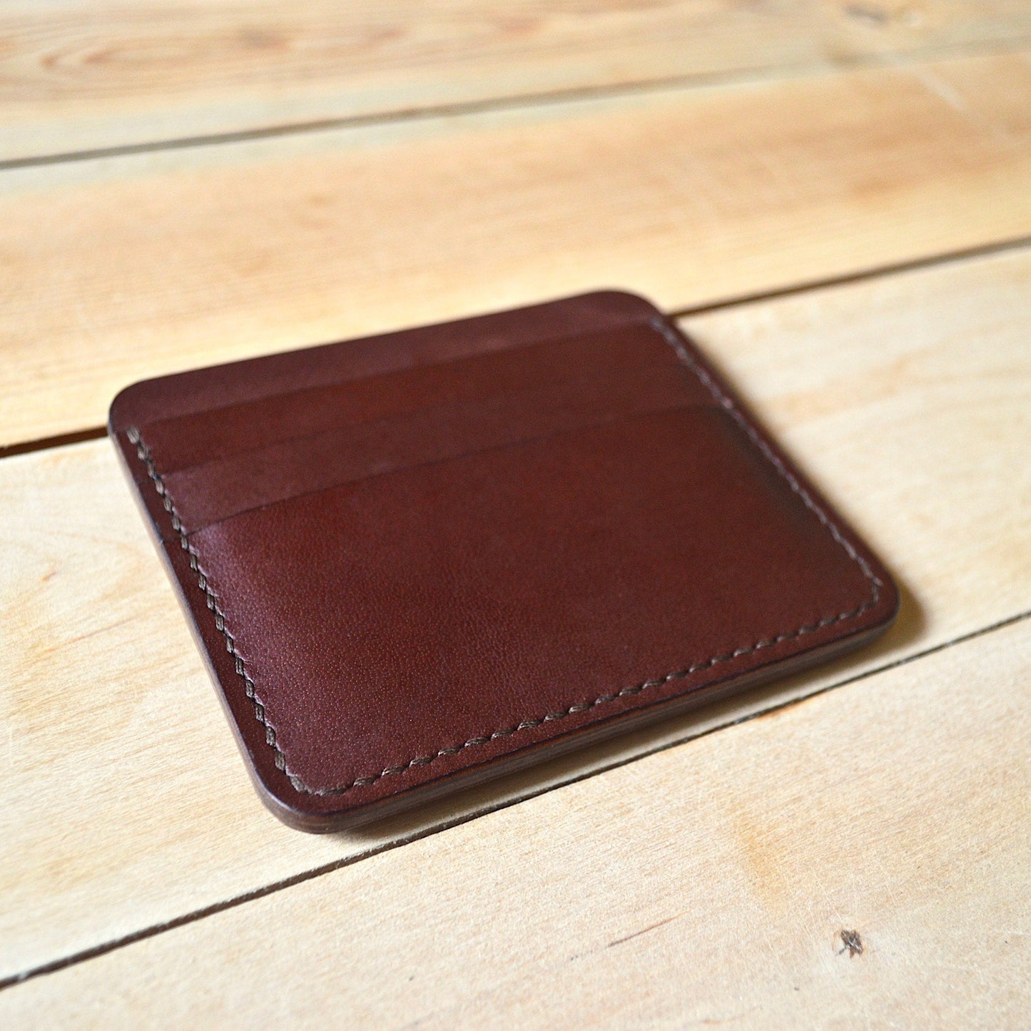 Cash + Card Sleeve - Mahogany - Clearance