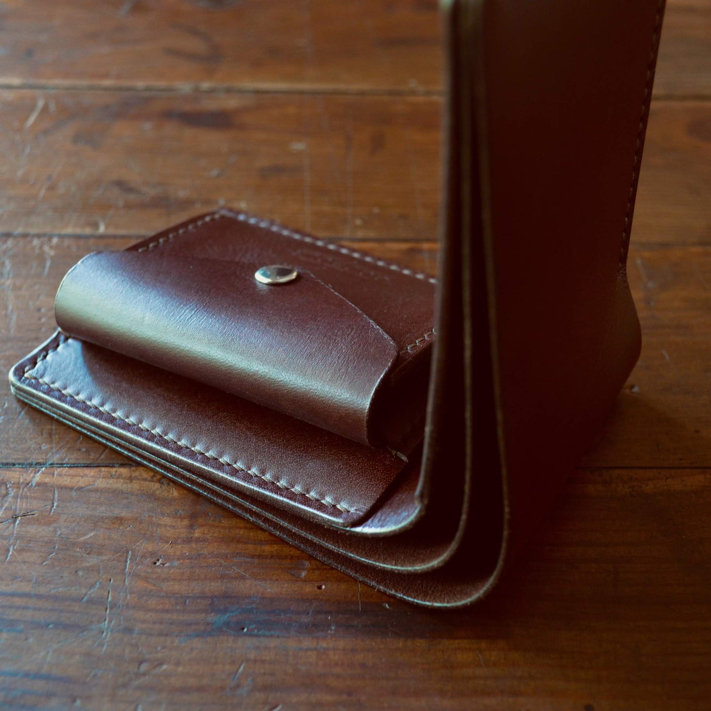 Coin Pocket Wallet No. 2 - Mahogany