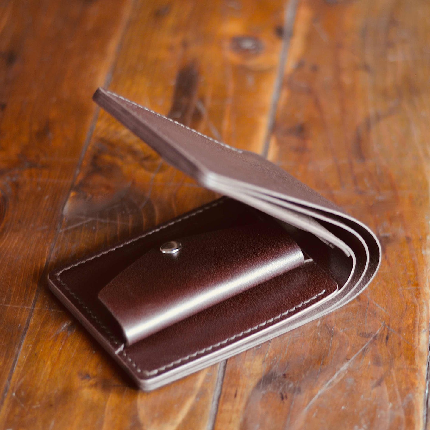 Coin Pocket Wallet No. 1 - Mahogany