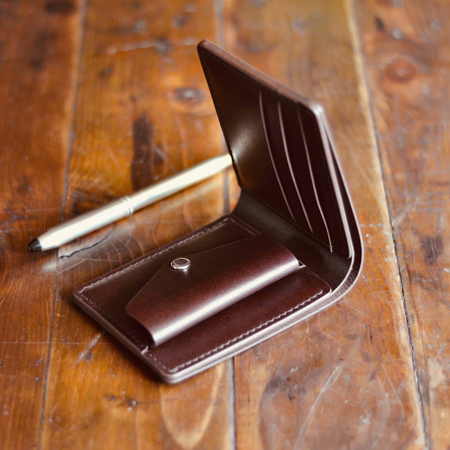 Coin Pocket Wallet No. 1 - Mahogany
