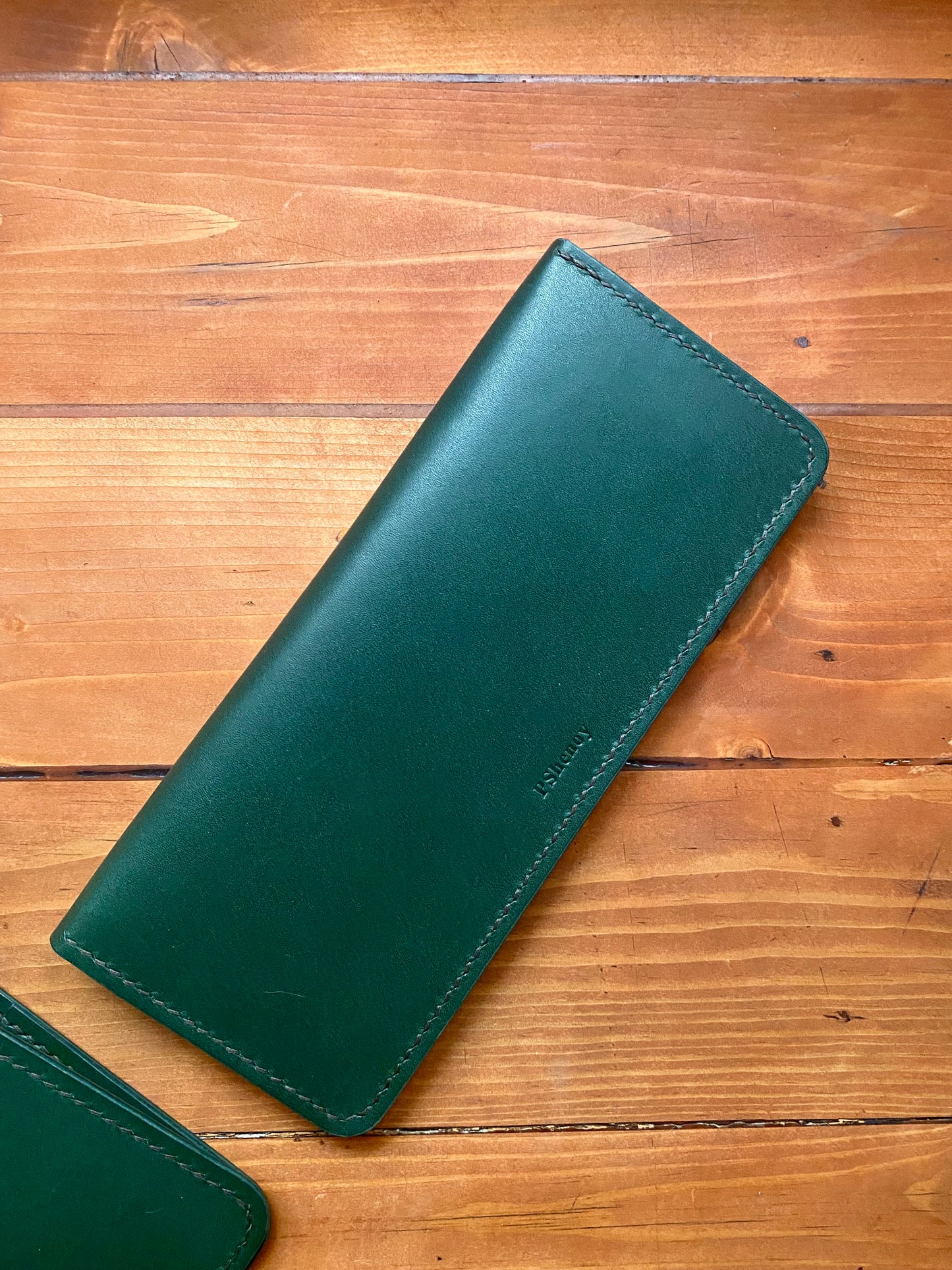 Long Bifold Wallet - Racing Green