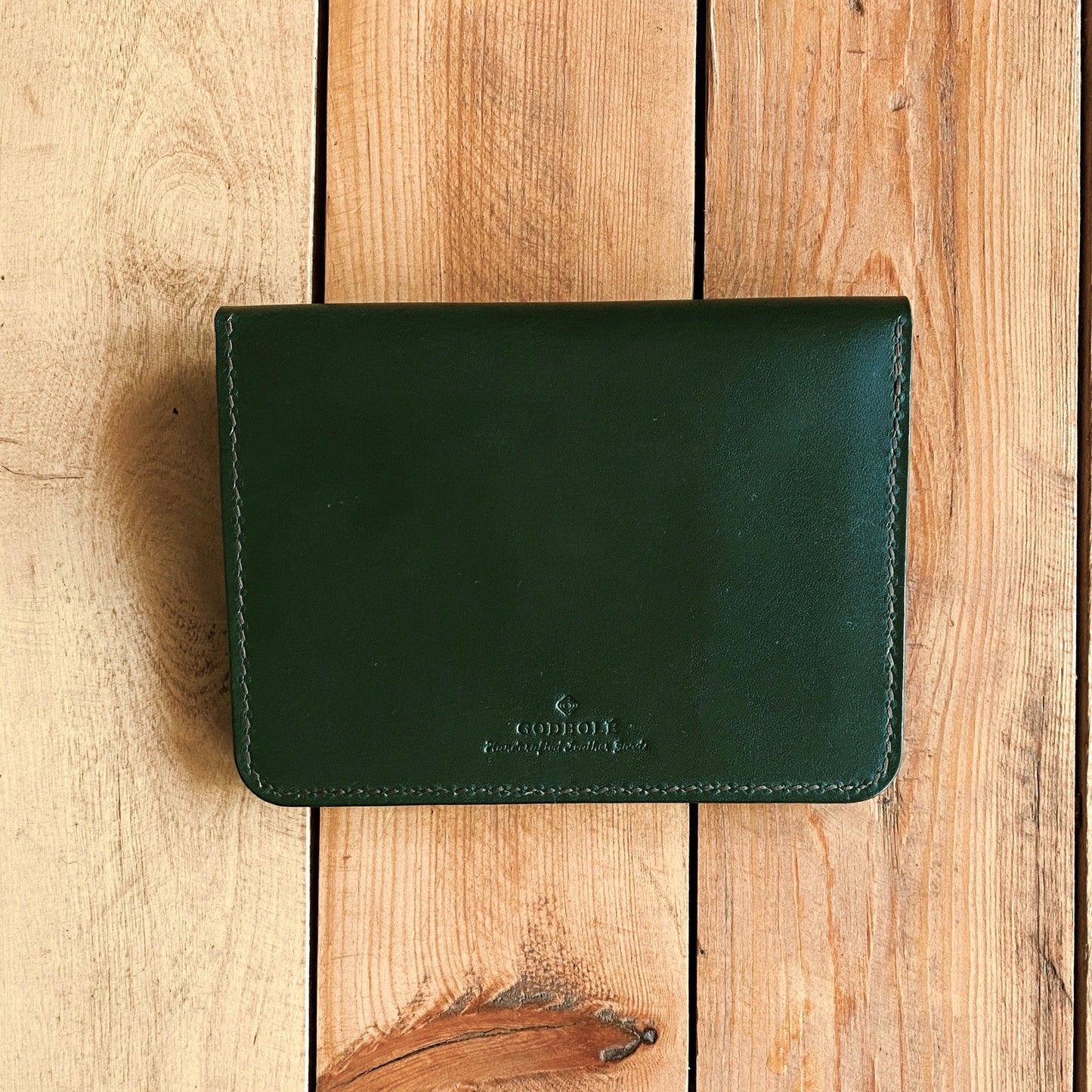 Large Passport Wallet - Racing Green - Clearance