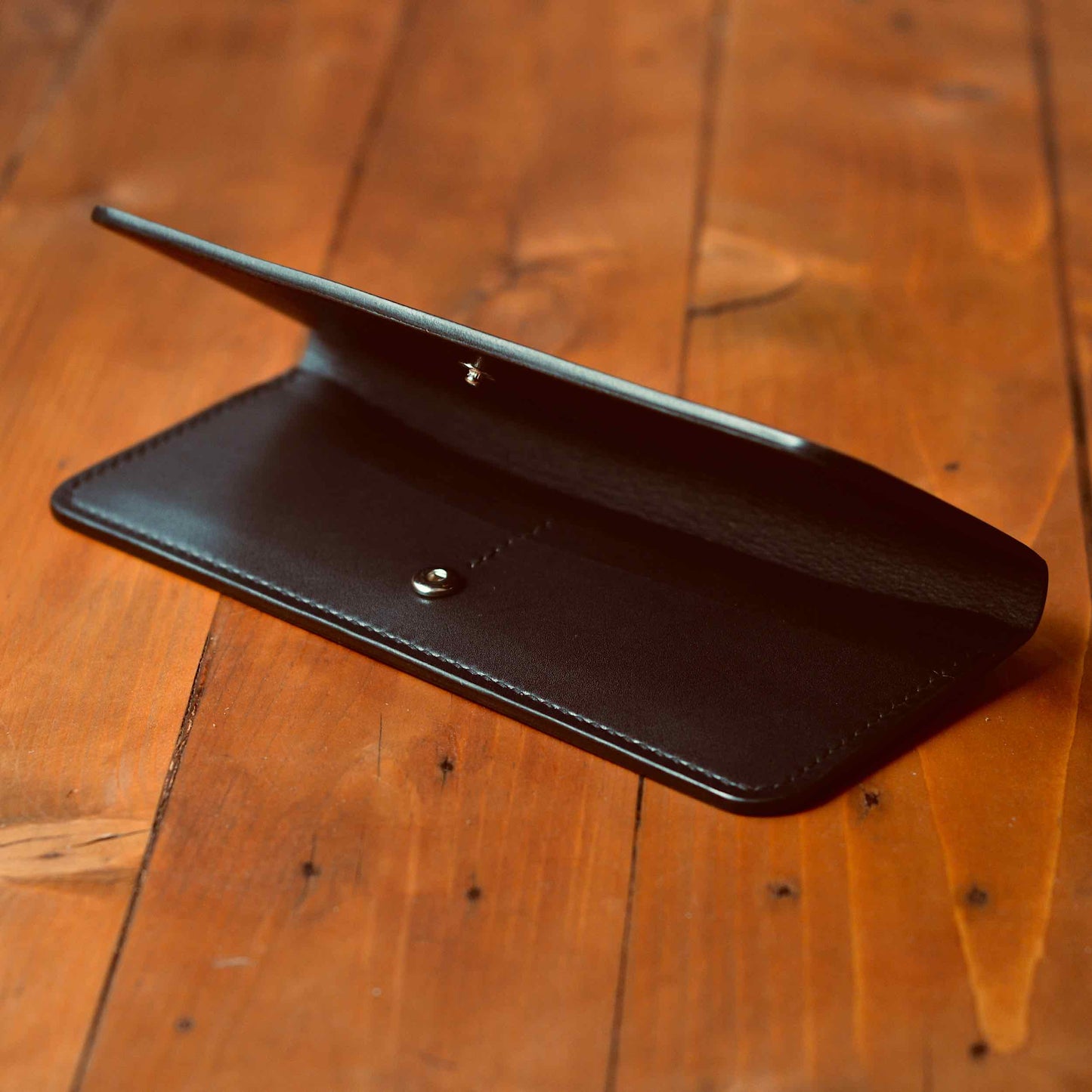 Long Bifold Wallet - Black
