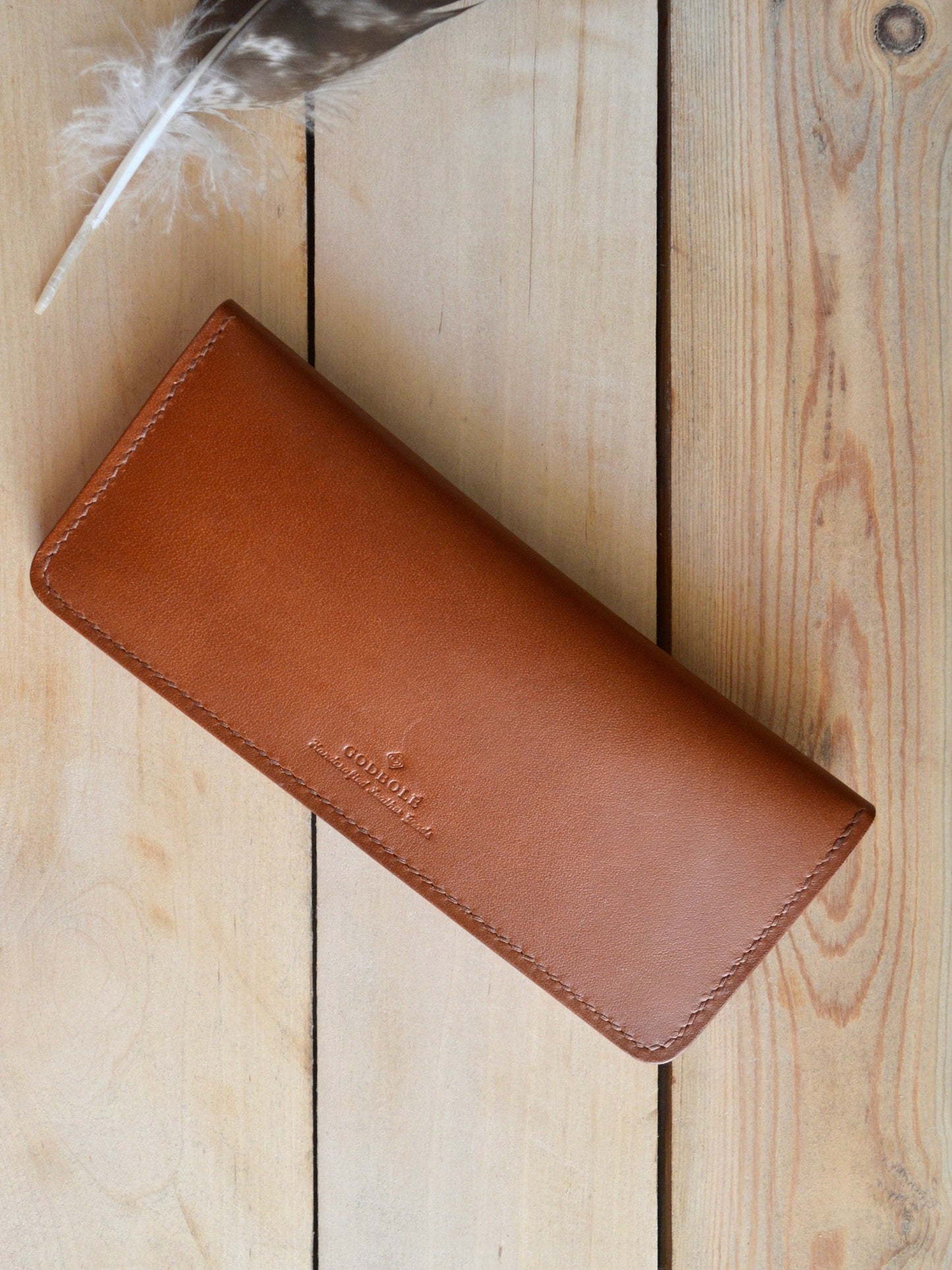 Long Bifold Wallet - Chestnut - Clearance