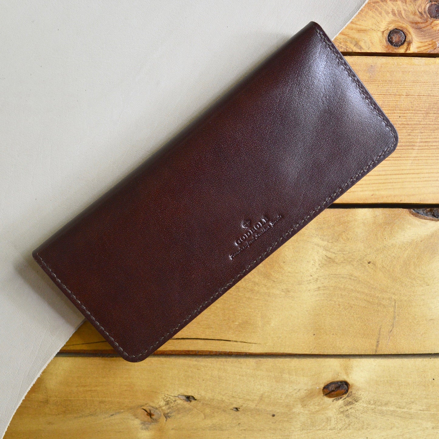 Long Bifold Wallet - Mahogany - Clearance