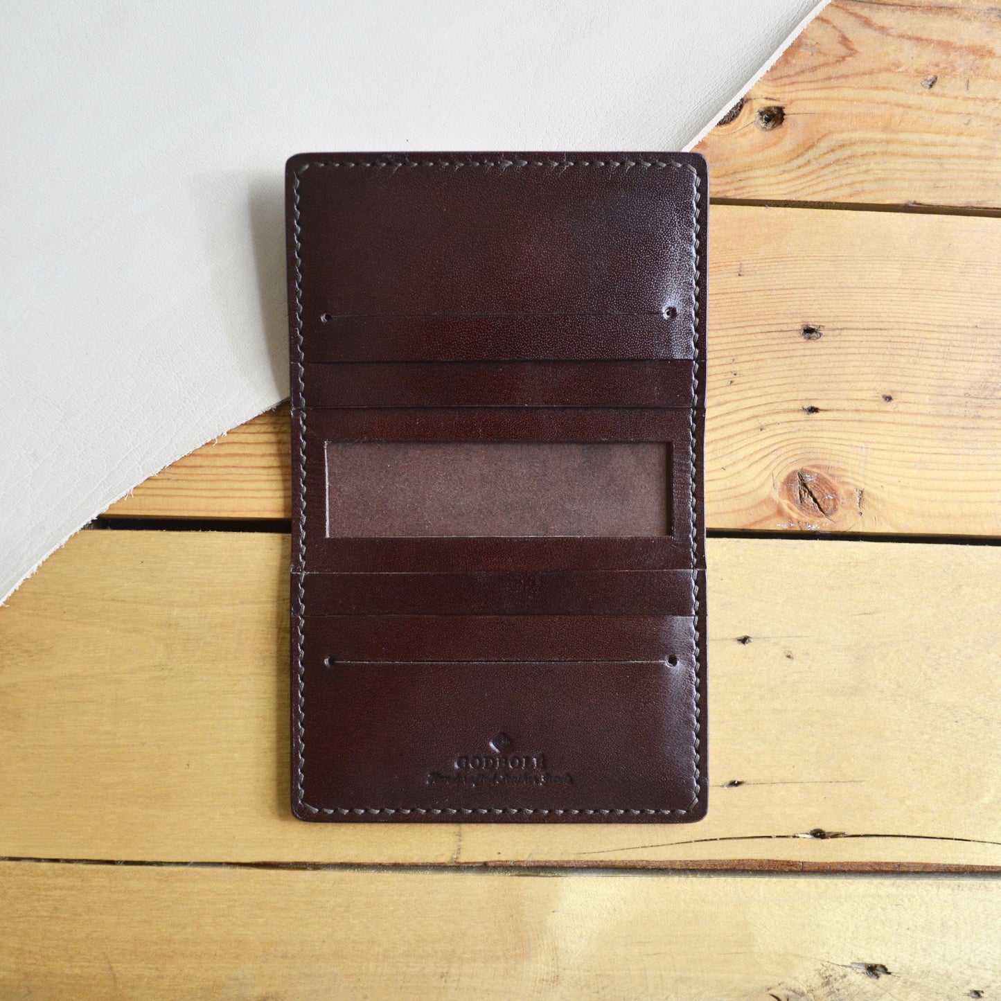 Card Wallet No. 1 - Mahogany - Clearance