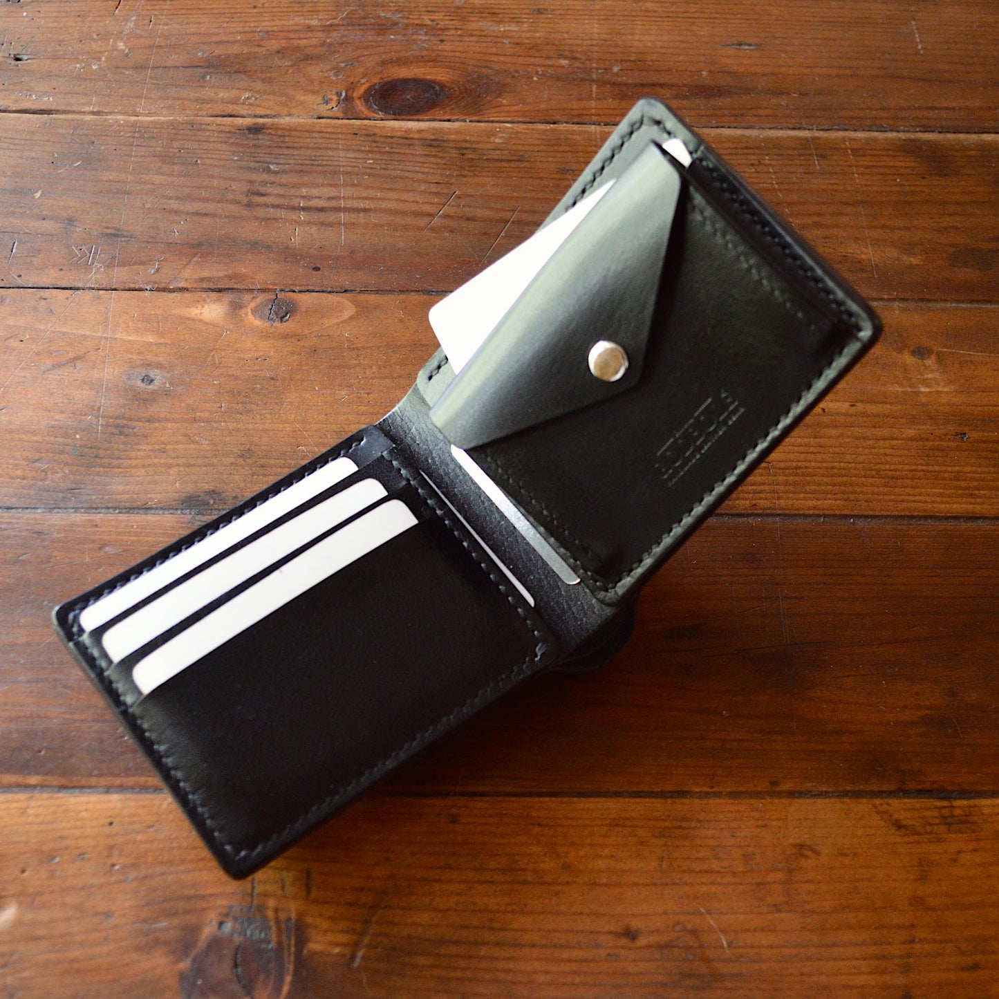 Coin Pocket Wallet No. 2 - Black - Clearance
