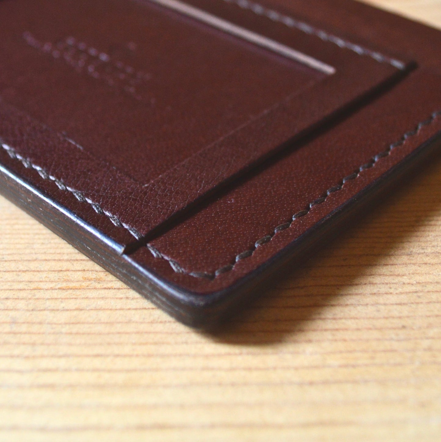 Front Pocket ID Wallet - Mahogany