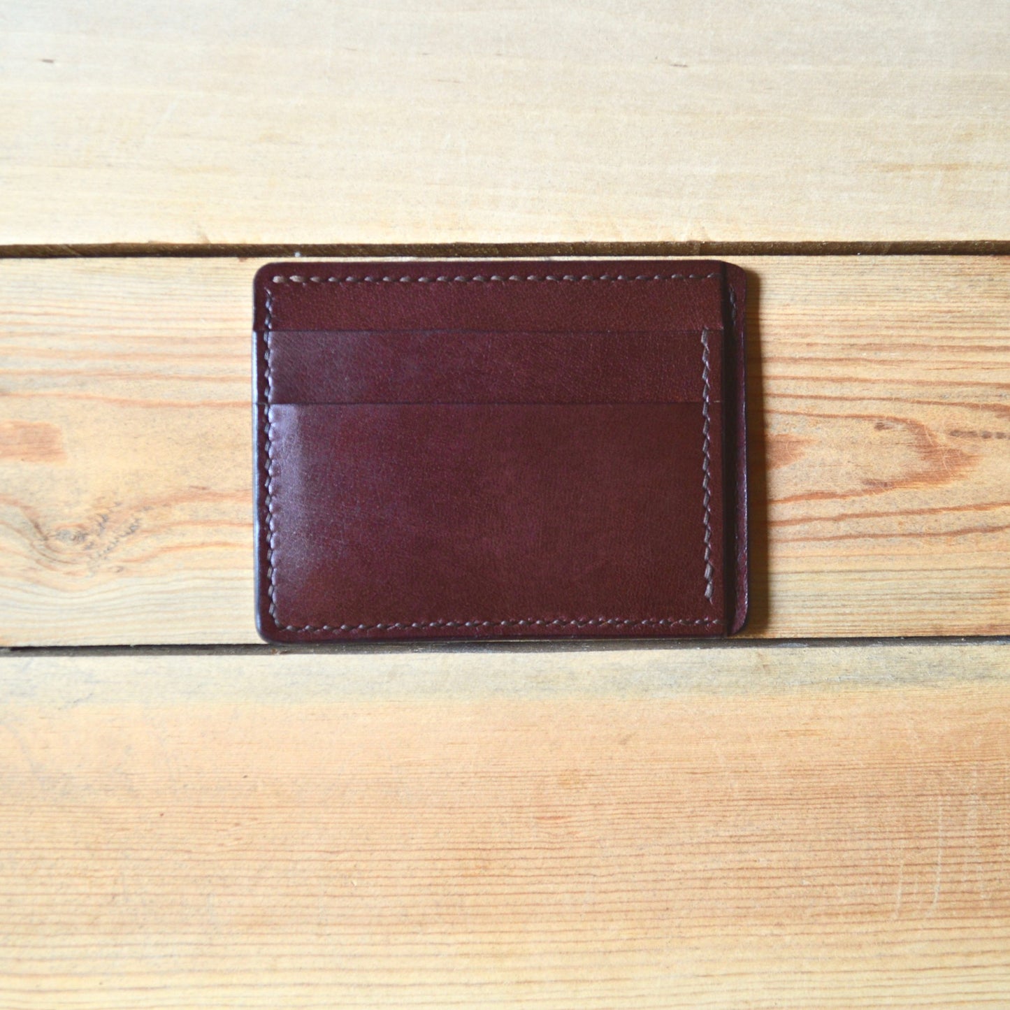 Front Pocket ID Wallet - Mahogany