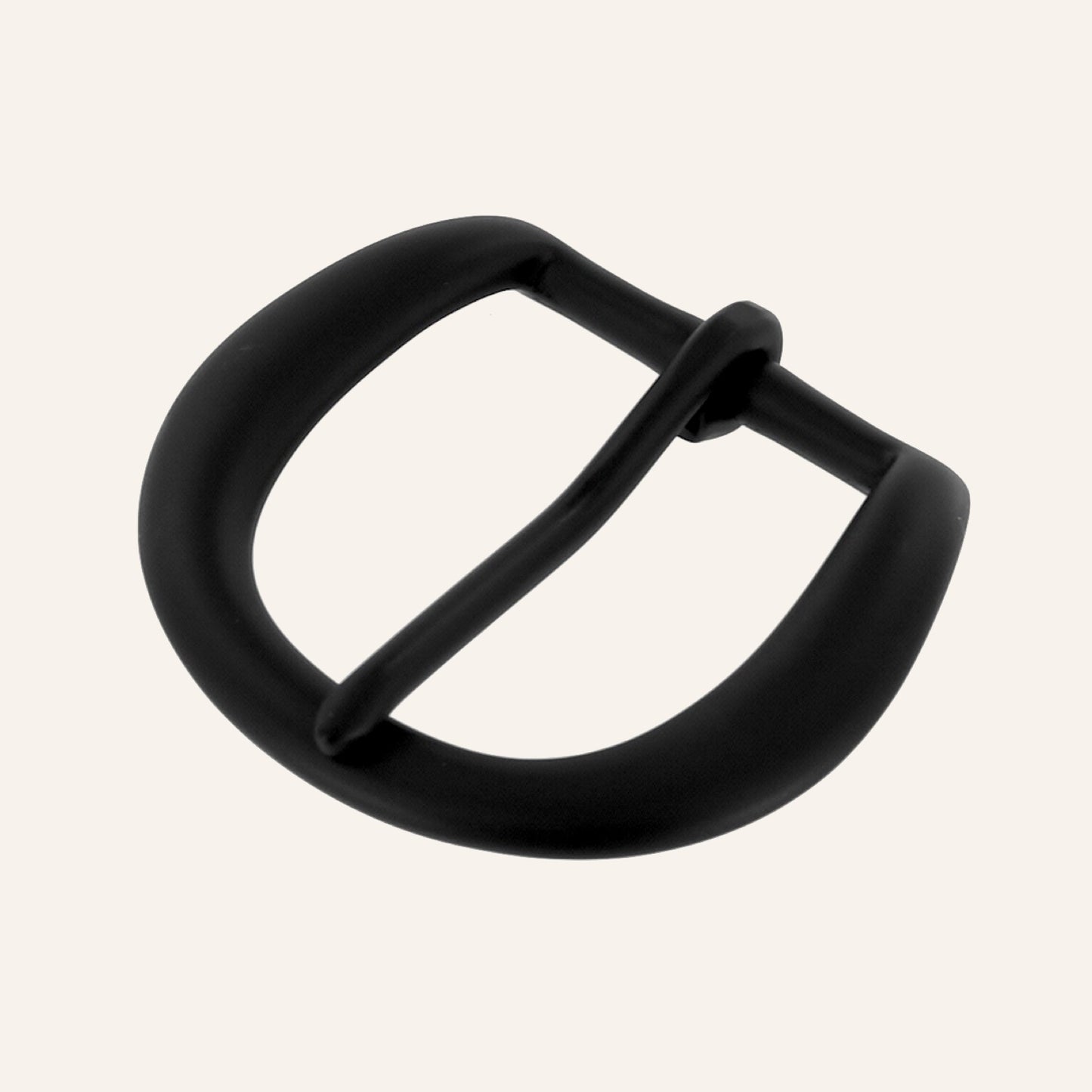 Matte Black Solid Brass Buckle