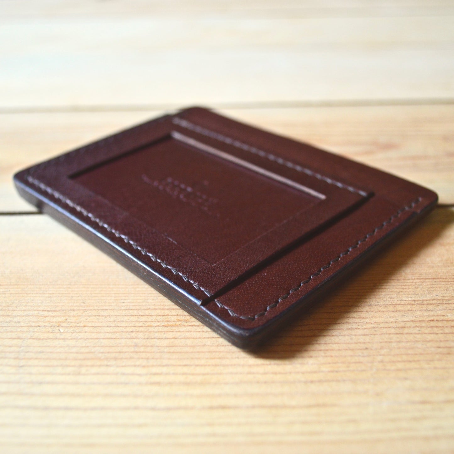 Front Pocket ID Wallet - Mahogany