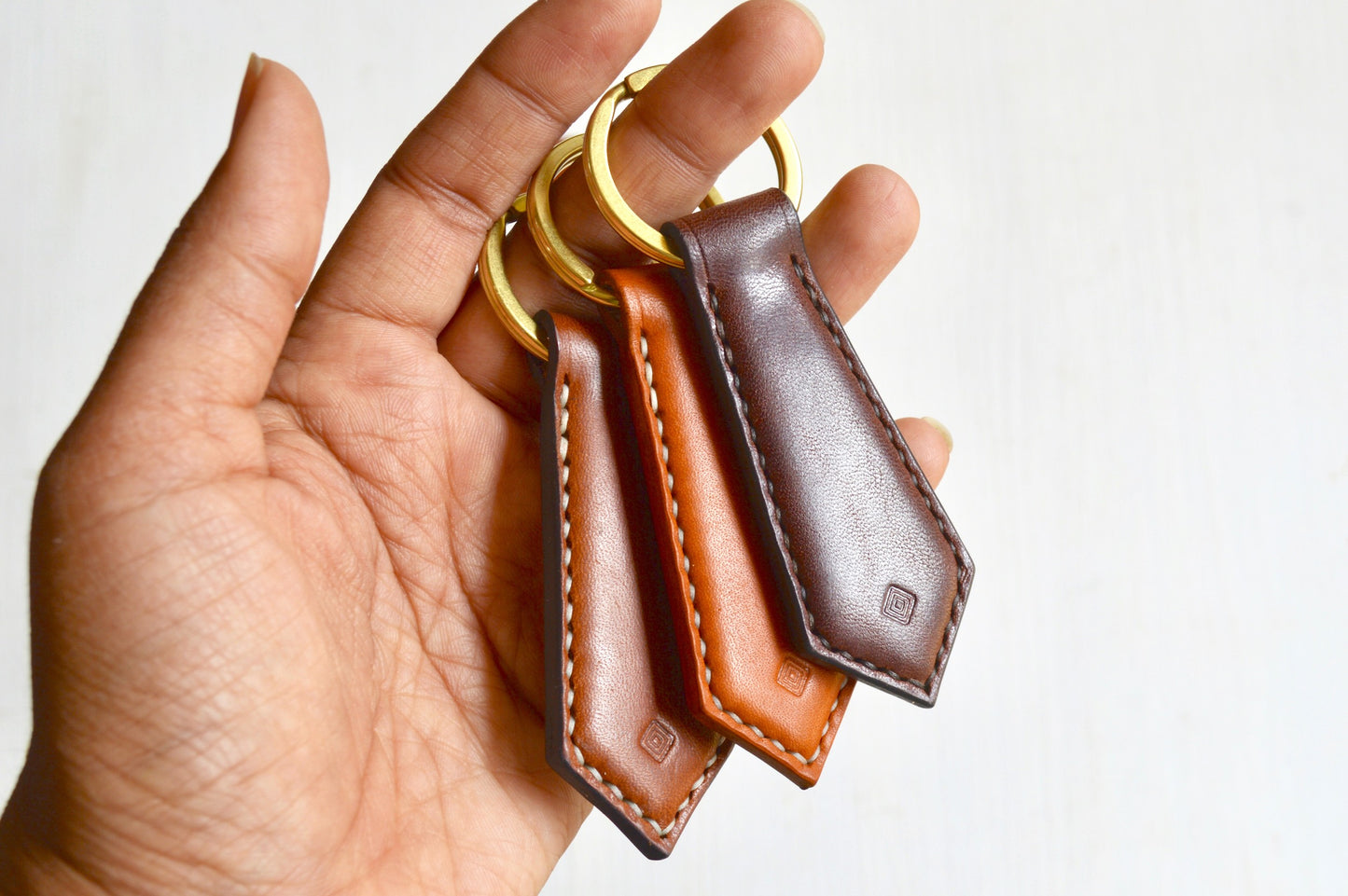 Lifelong Key Fob - Leather Wedge