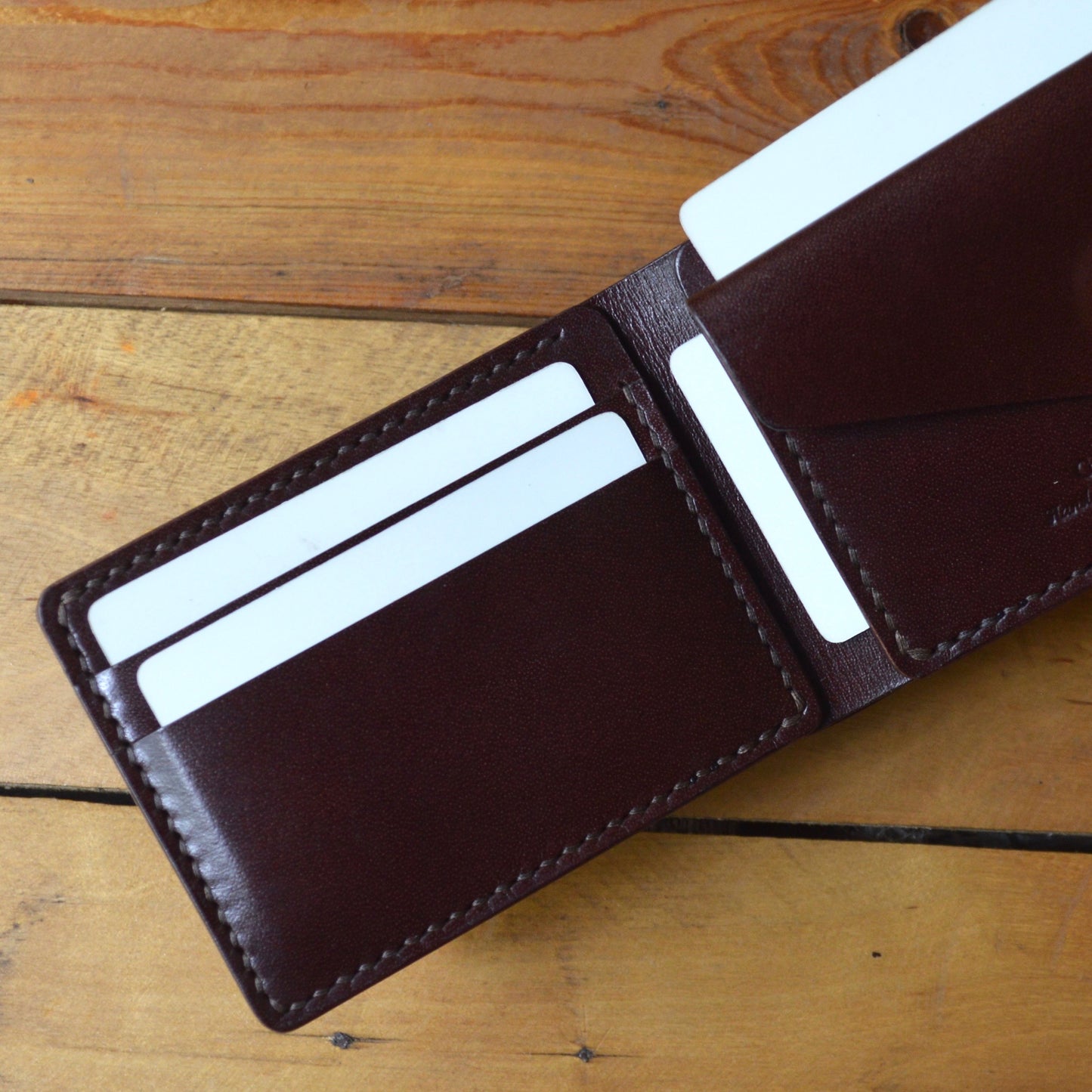 Mini Coin Pocket Wallet - Mahogany