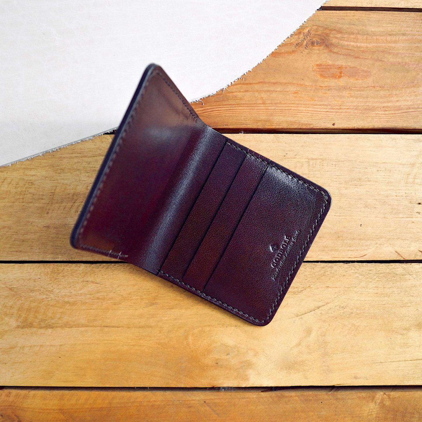Slim Bifold No. 1 - Mahogany