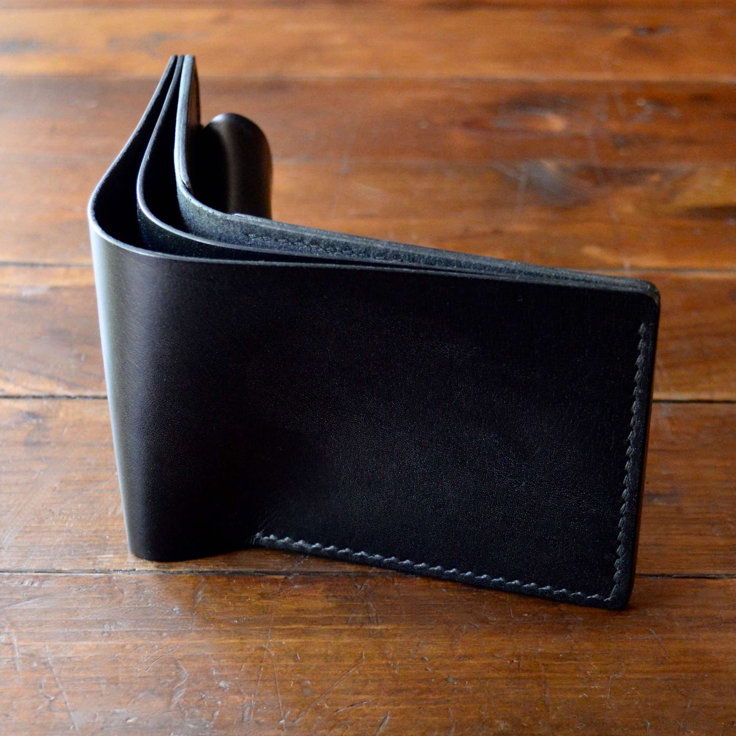 Coin Pocket Wallet No. 2 - Black - Clearance