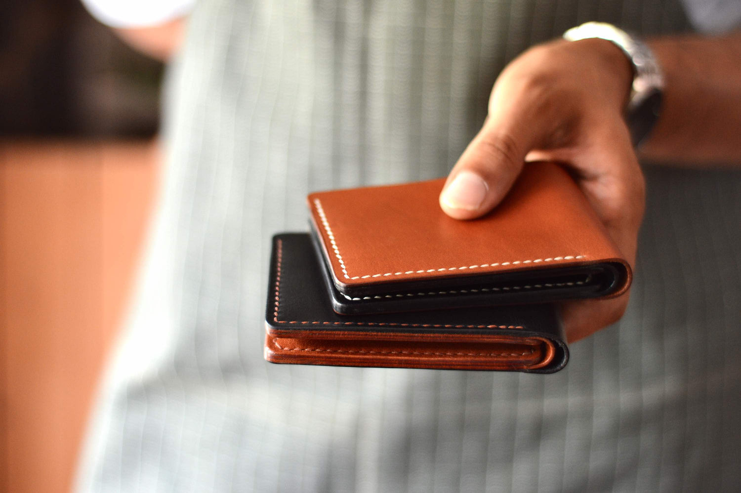 Premium Quality Leather Wallet, Best Quality With Affordable Price & With  Your Brand Name