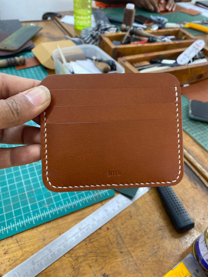 Cash + Card Sleeve - Chestnut