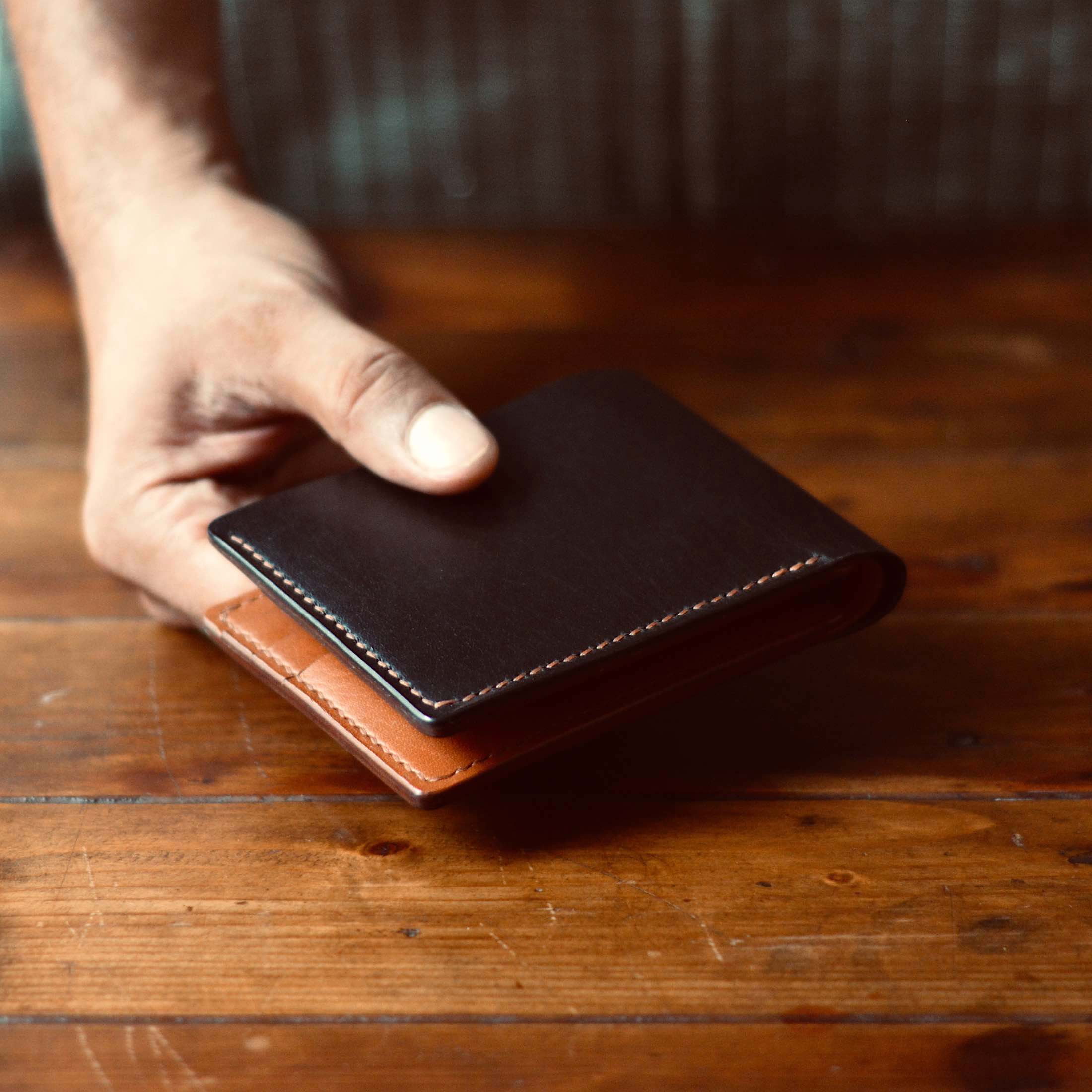 Classic Leather Wallet - Two Tone Wallet - Made in India – Godbole Gear