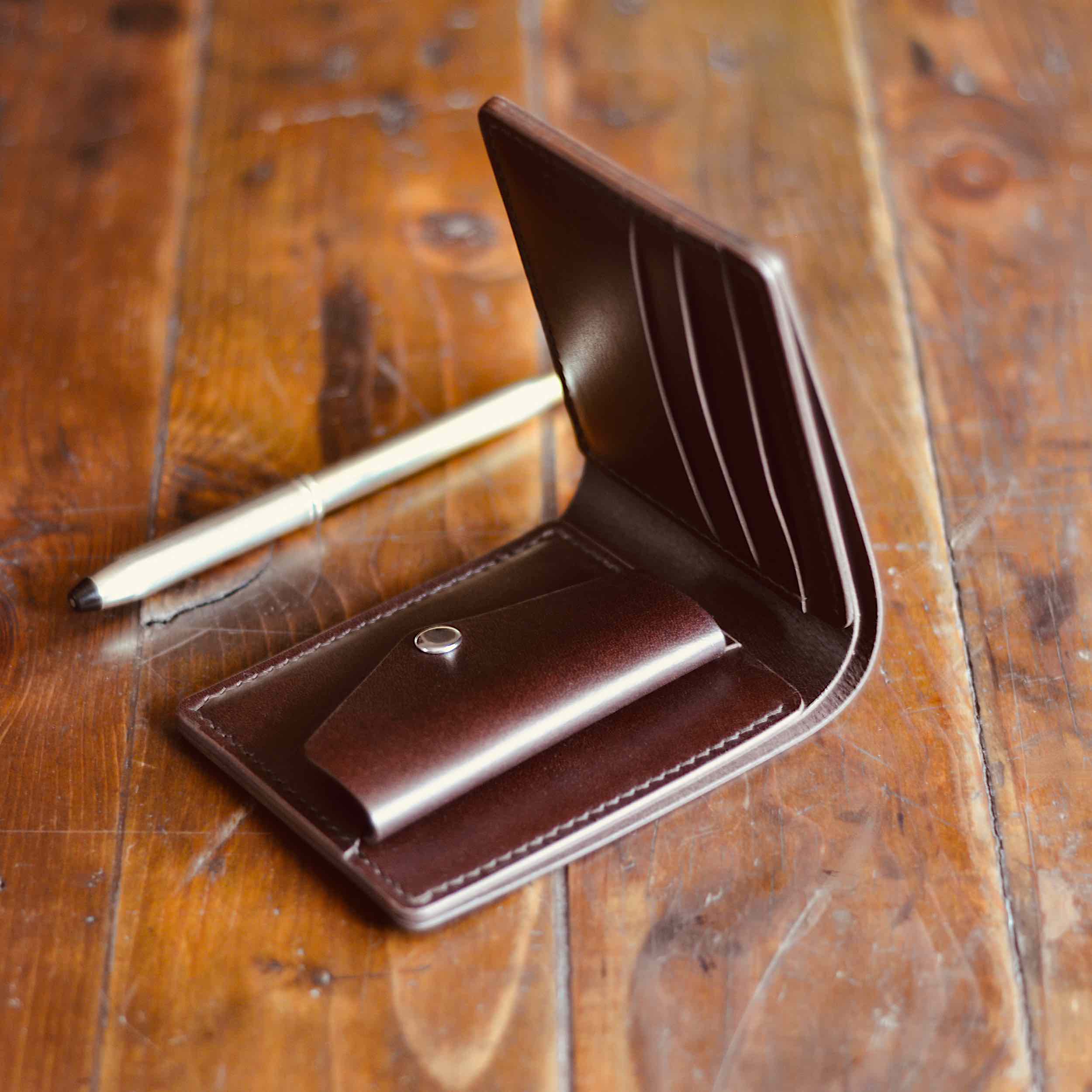 Leather Mini Money Bag Business Card Holder Short Wallet Men Wallet Coin  Purse | eBay