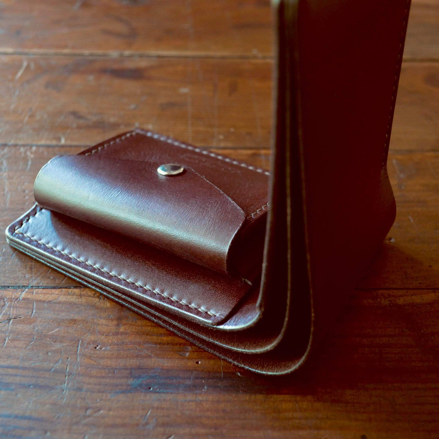 Coin Pocket Wallet No. 2 - Mahogany