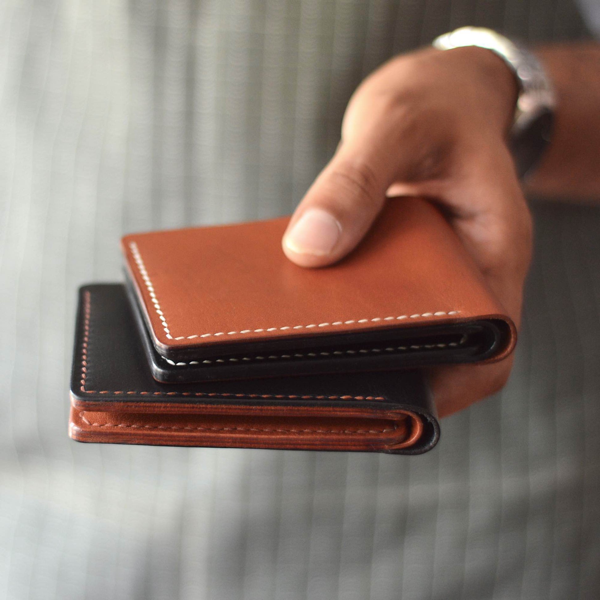 Mini Coin Pocket Wallet  Full Grain Leather Wallet – Godbole Gear