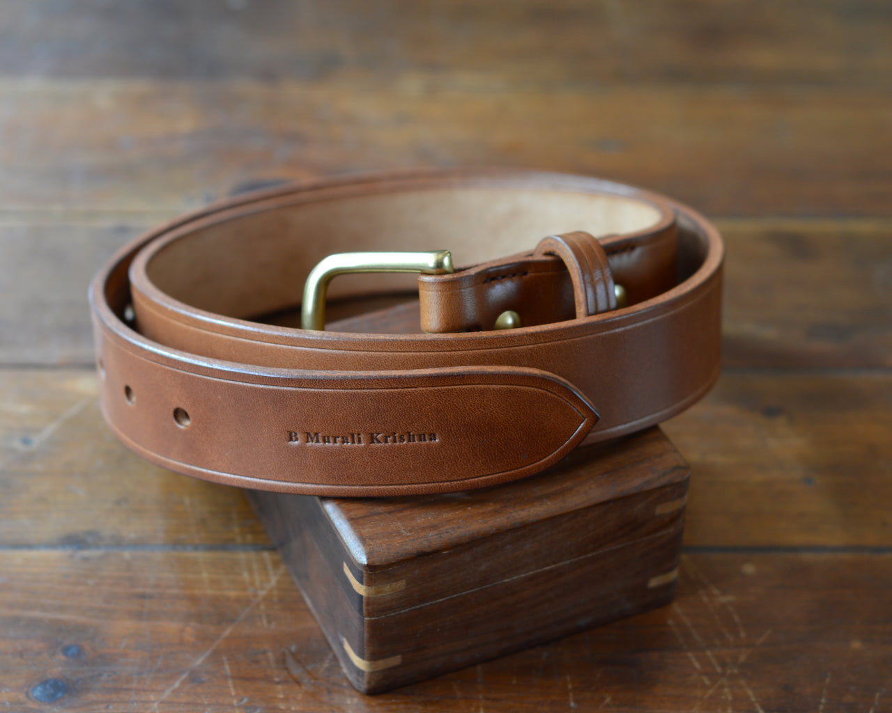 Lifetime Belt with Solid Brass Hardware