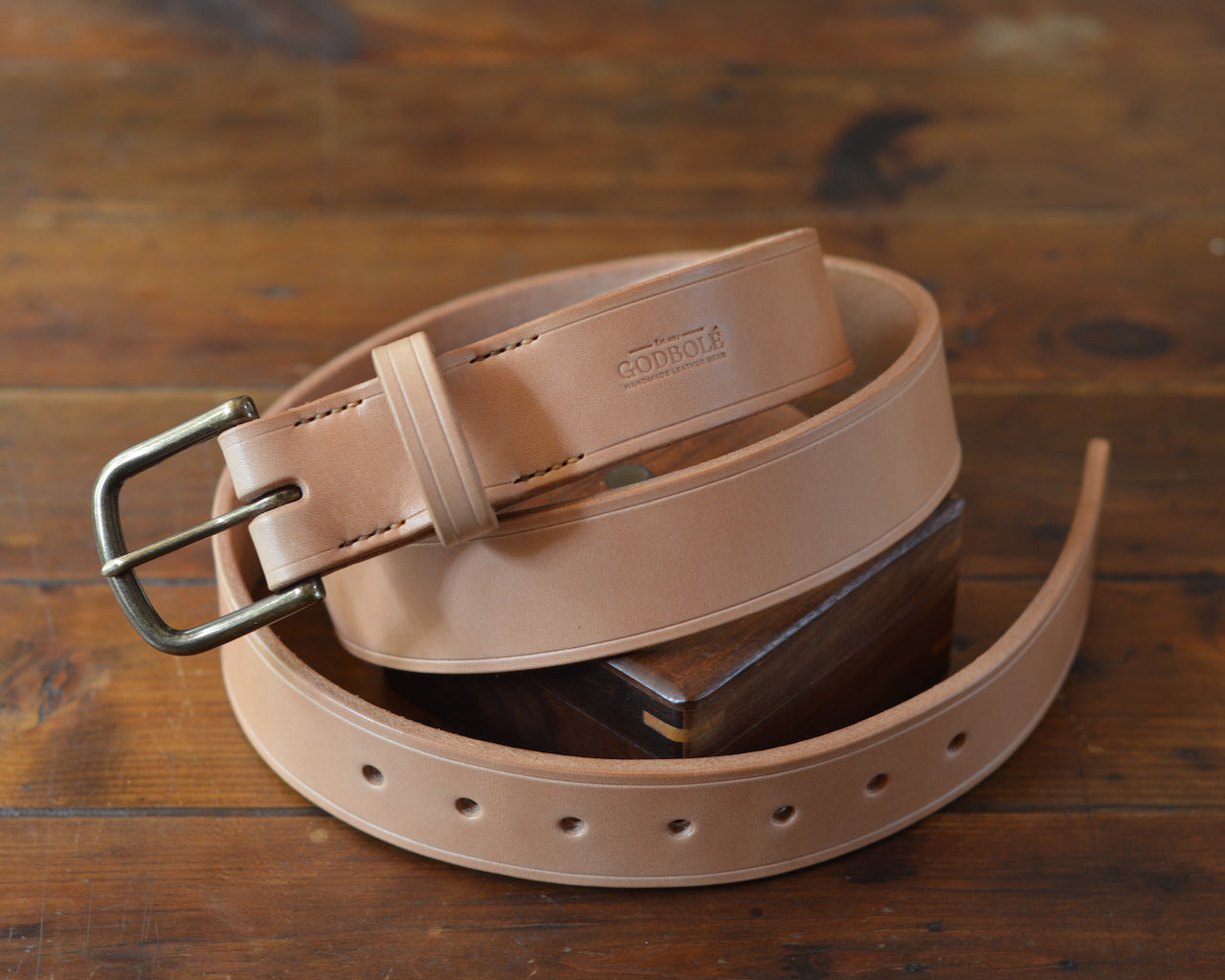 Lifetime Belt with Solid Brass Hardware