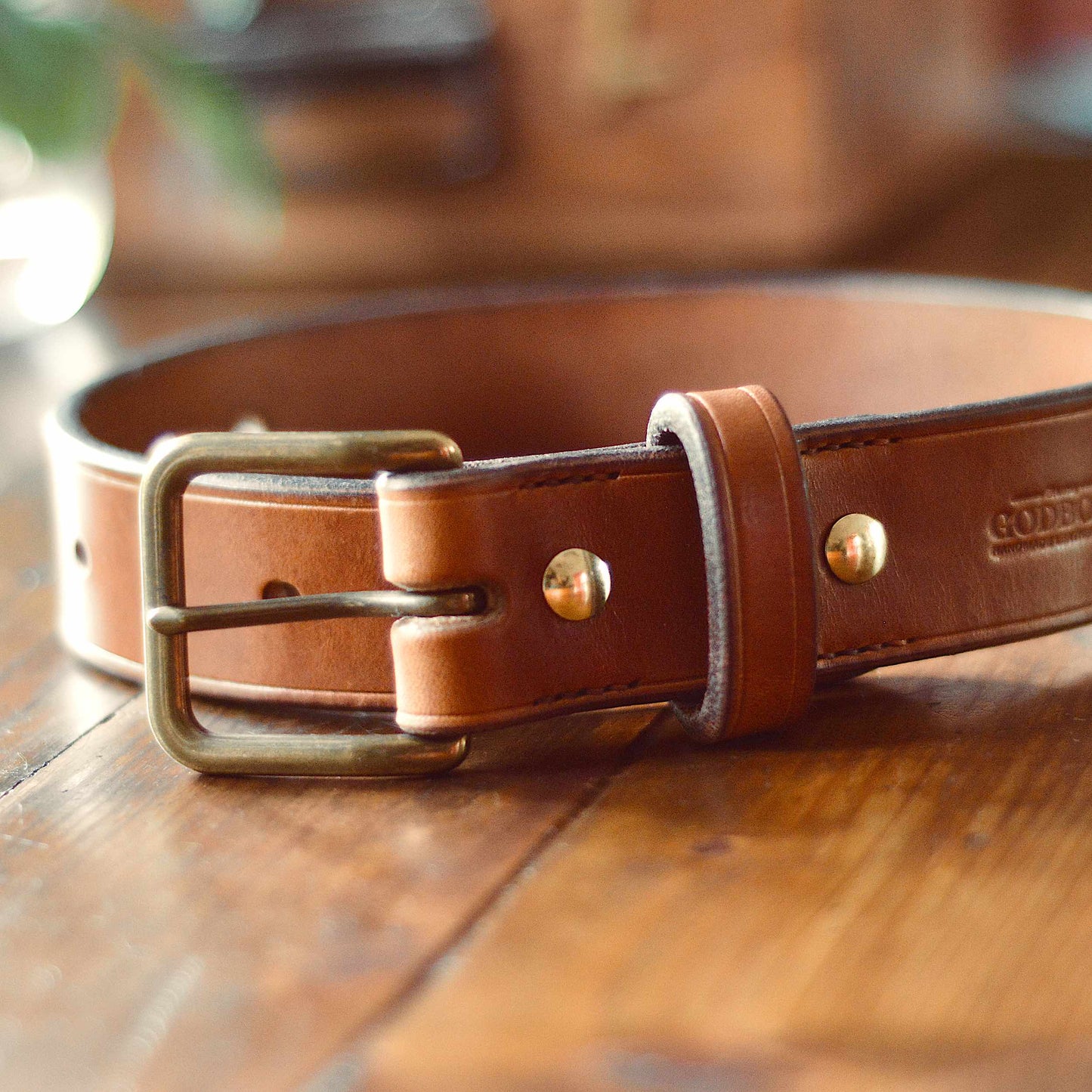 Lifetime Belt with Solid Brass Hardware