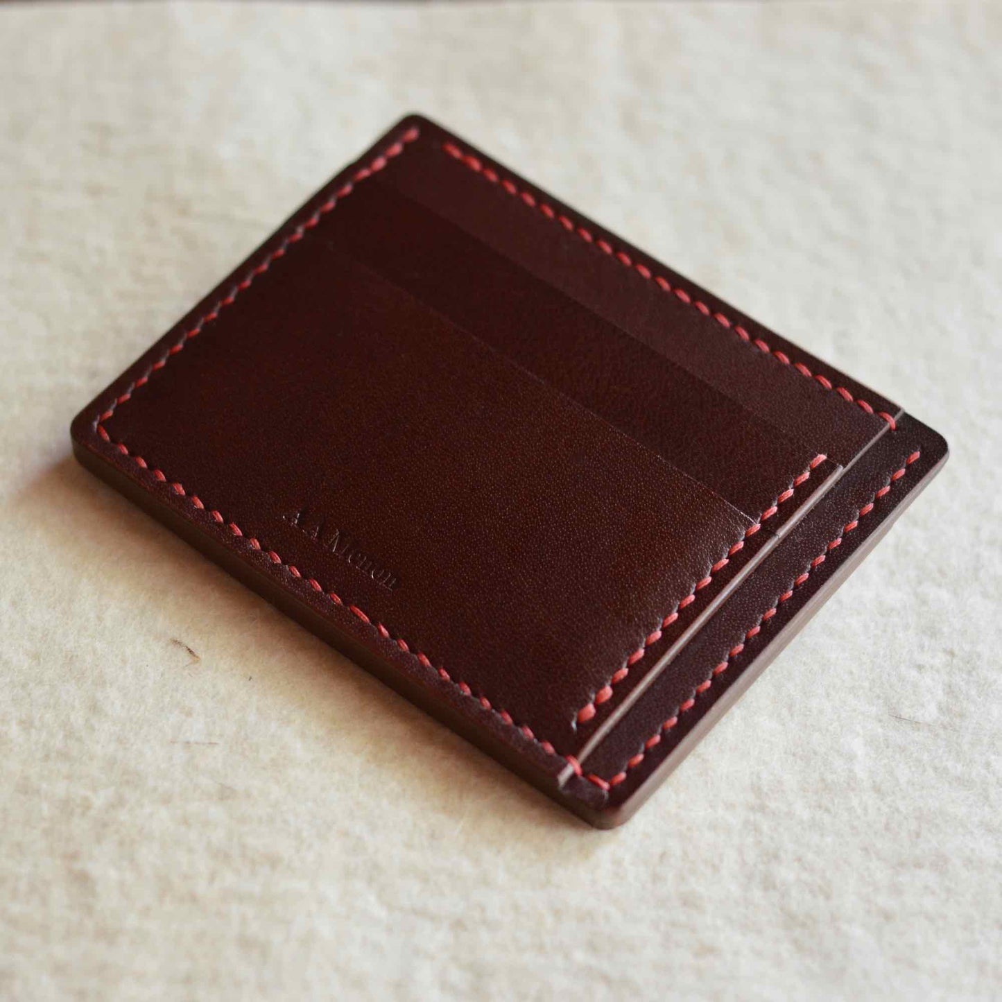 Front Pocket ID Wallet - Mahogany