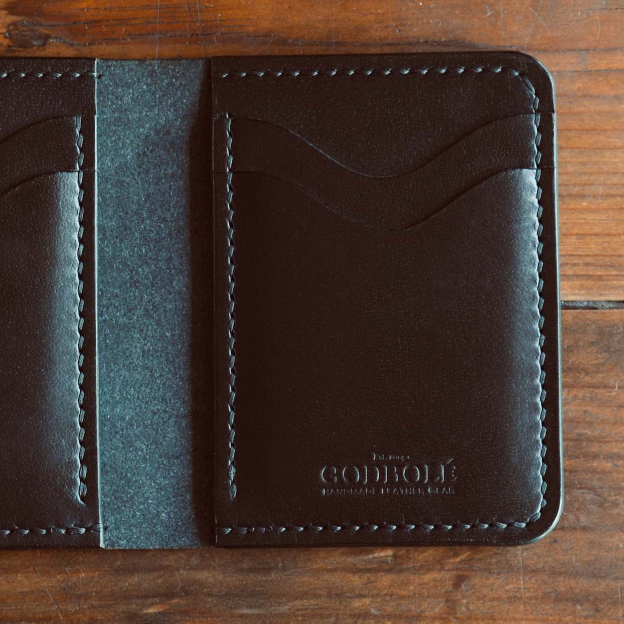 Handcrafted Leather online Vertical Wallet