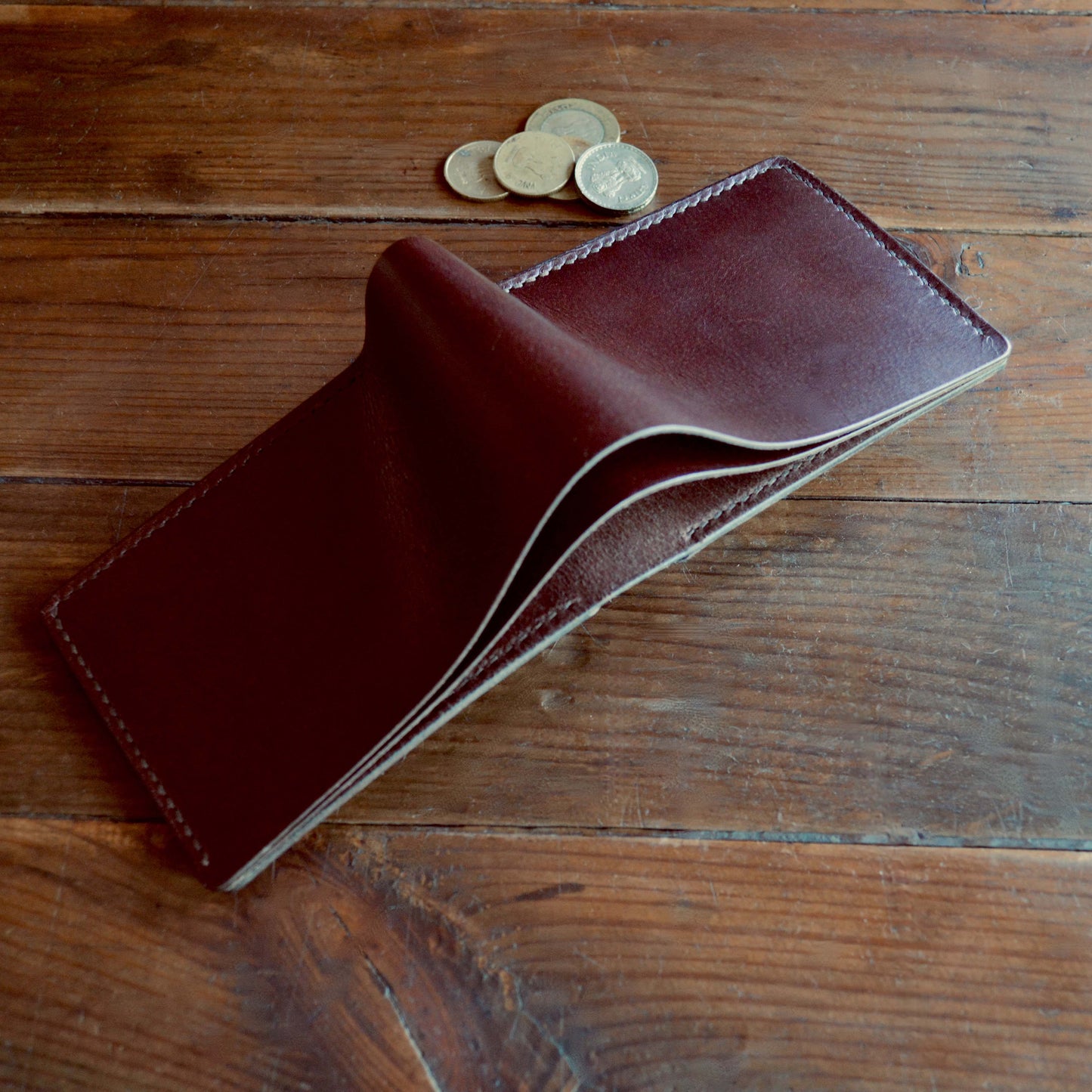 Coin Pocket Wallet No. 1 - Mahogany - Clearance