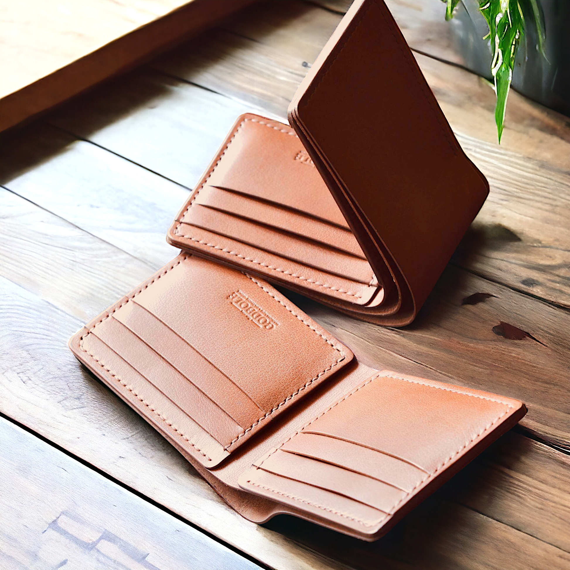 Full grain leather deals wallet