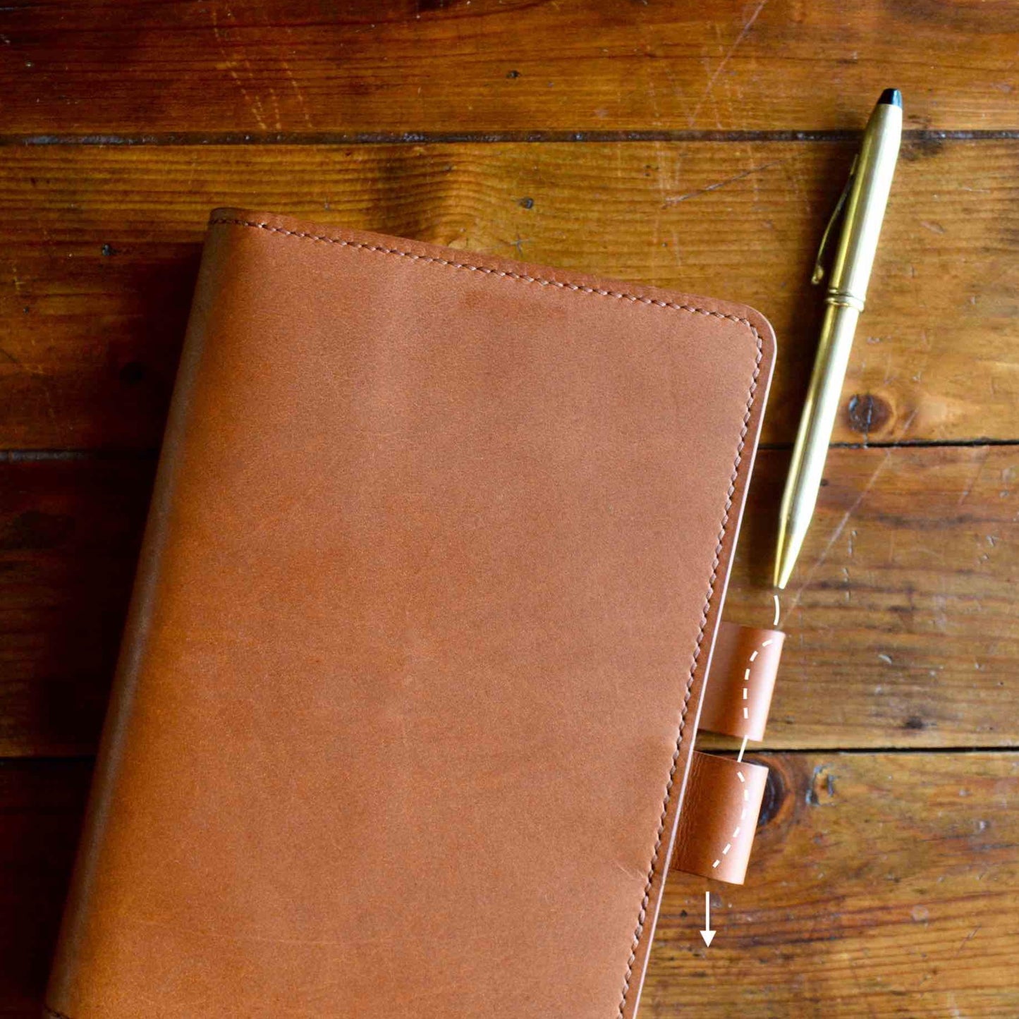 FlatLay Leather Cover for Notebook
