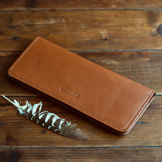 Long Leather Wallet for Men