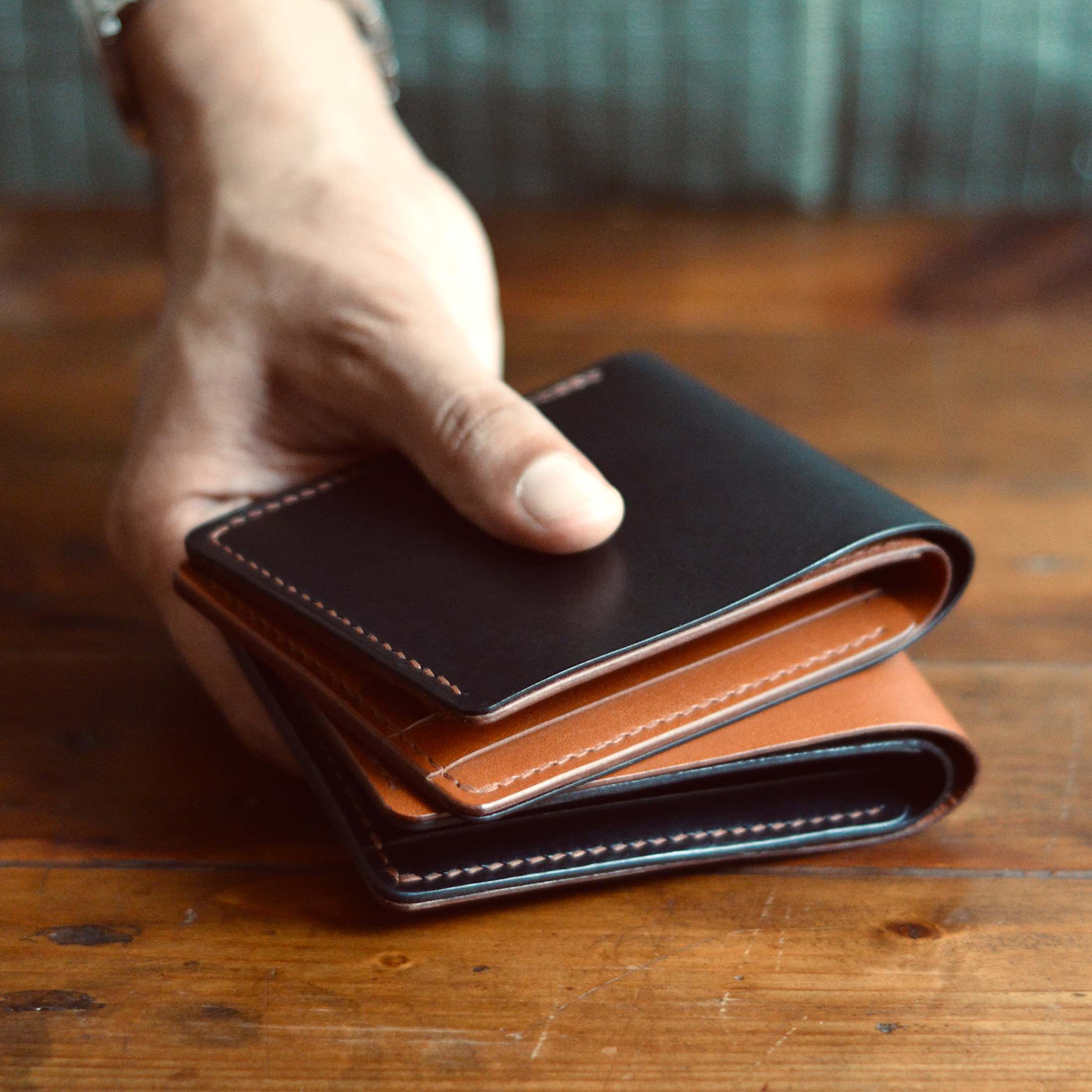 Classic Leather Wallet - Two Tone Wallet - Made in India – Godbole Gear