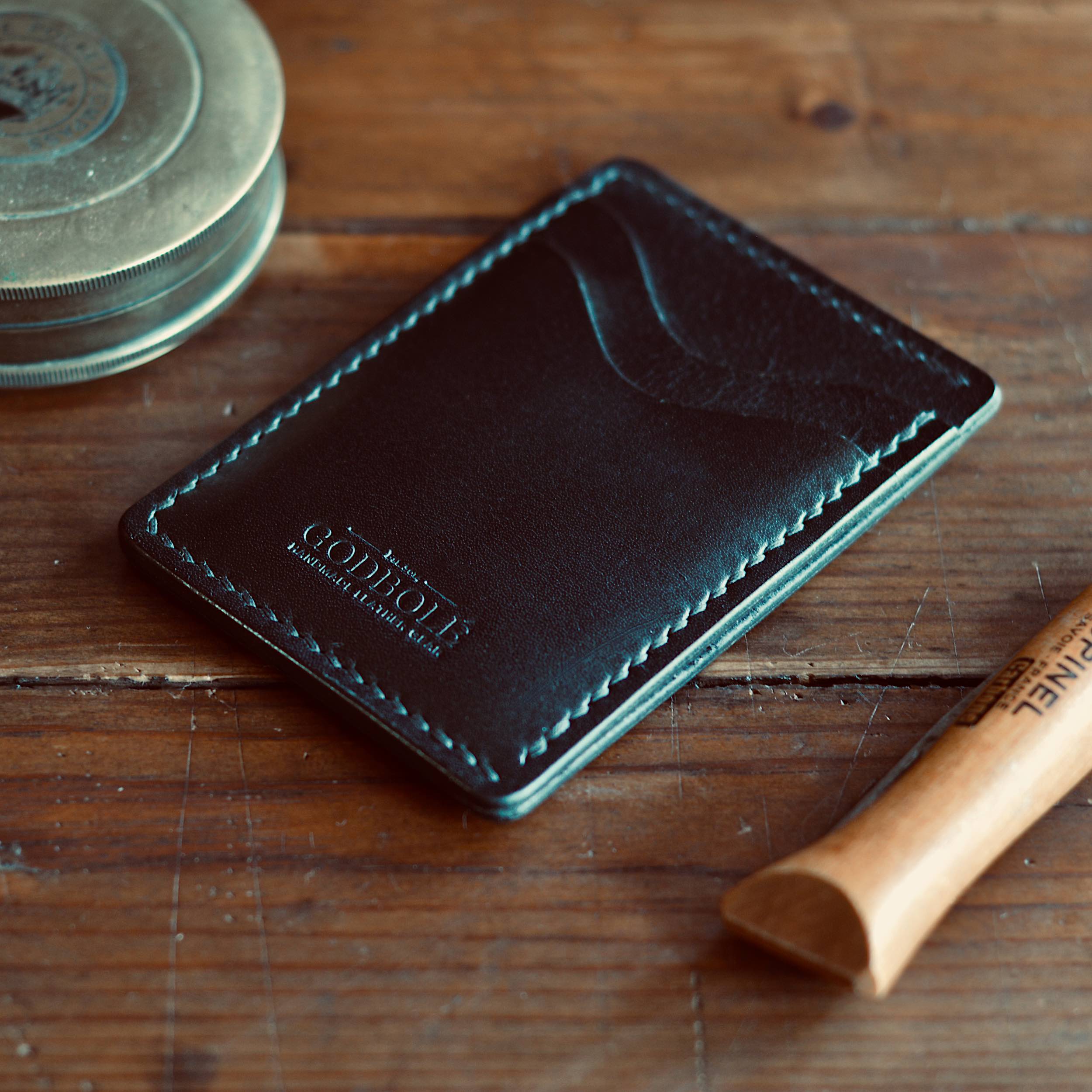 Card wallet with coin pocket sale