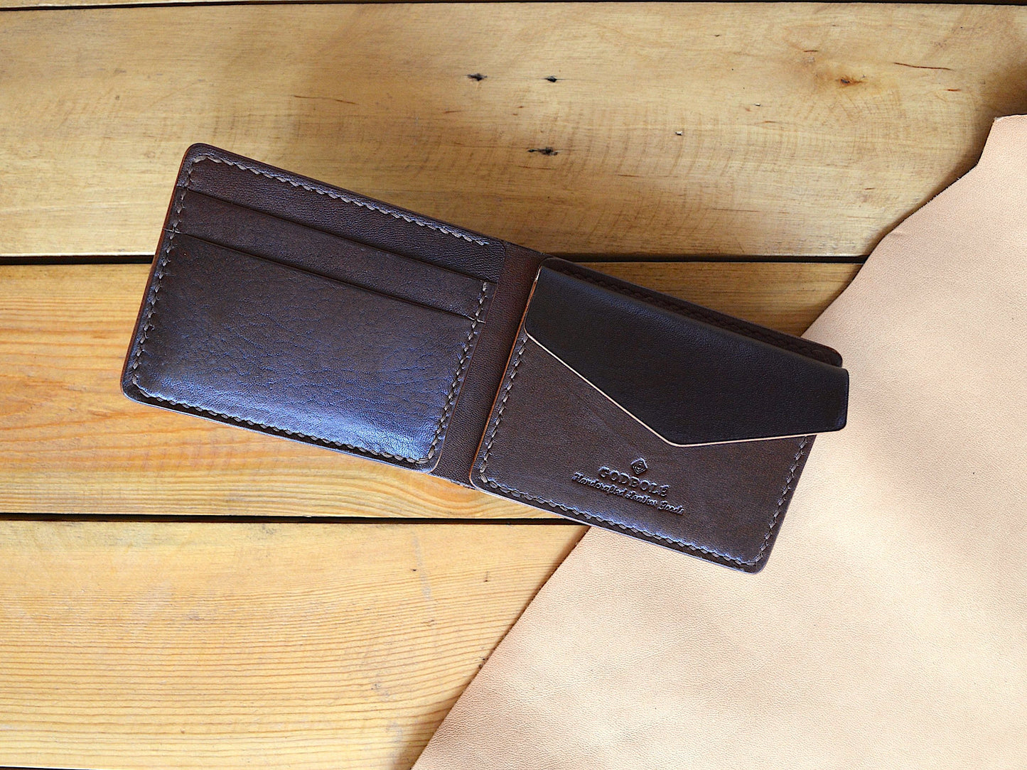 Mini Coin Pocket Wallet - Chocolate