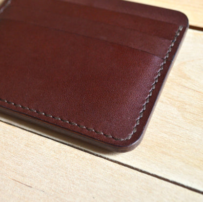 Cash + Card Sleeve - Mahogany