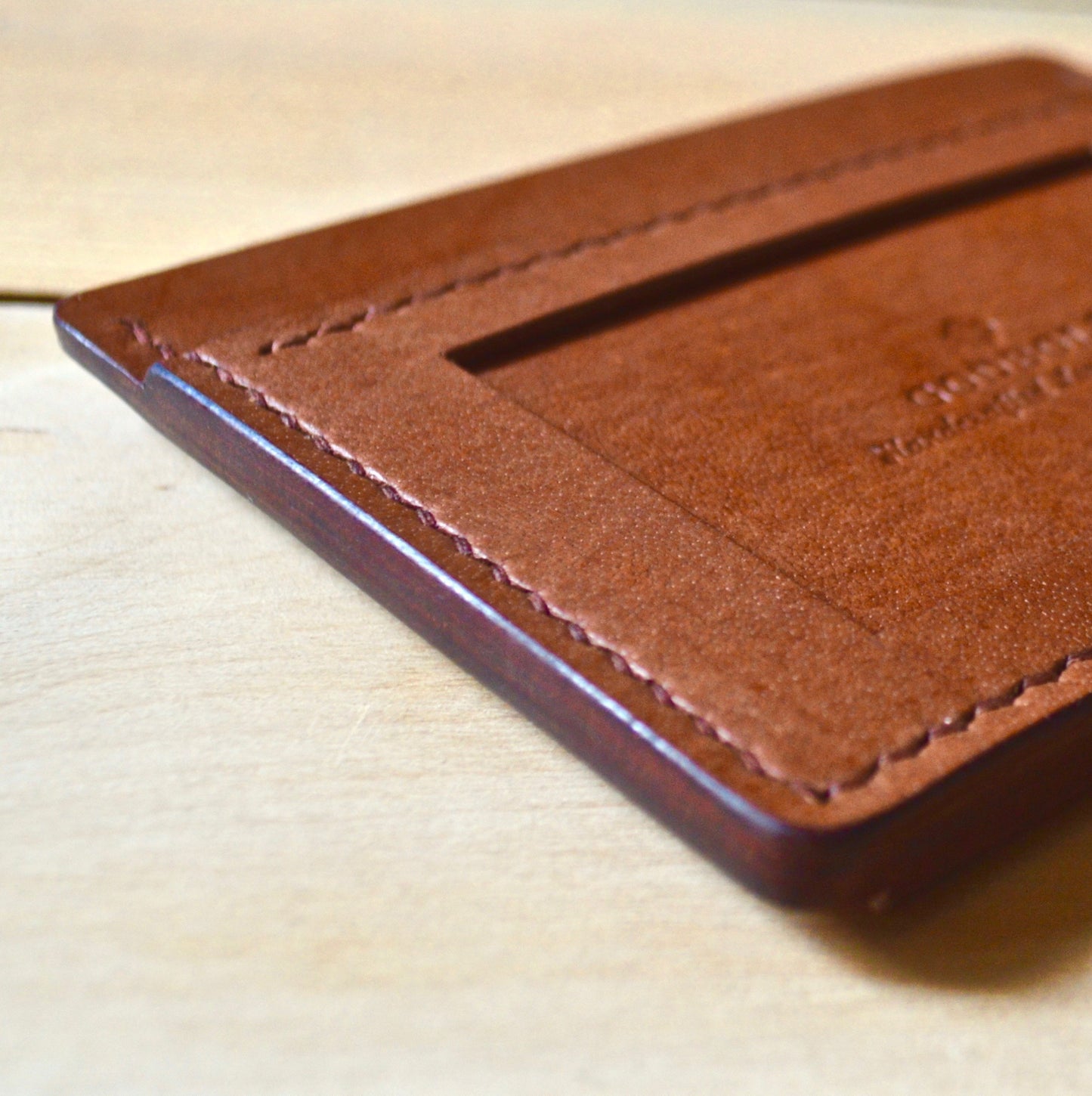 Front Pocket ID Wallet - Chestnut