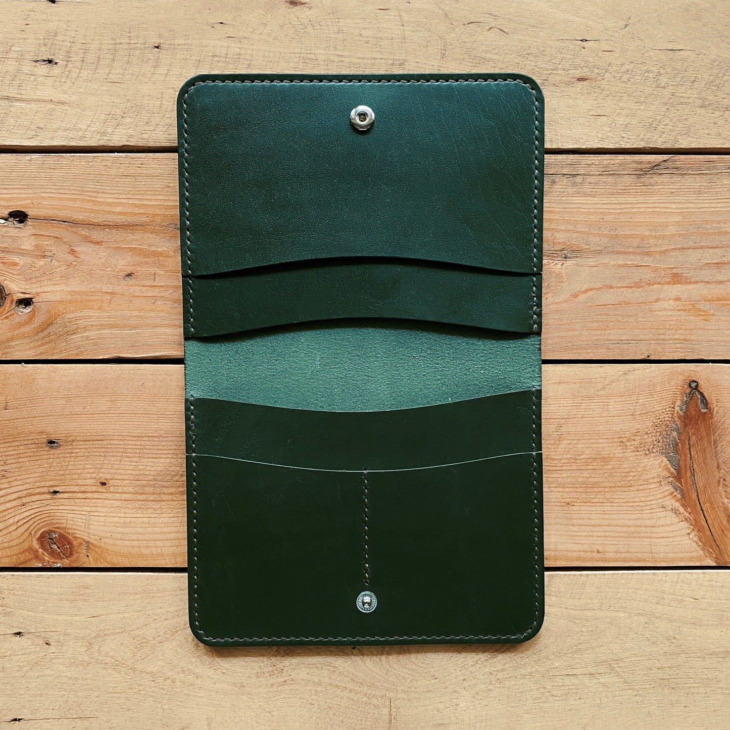 Large Passport Wallet - Racing Green