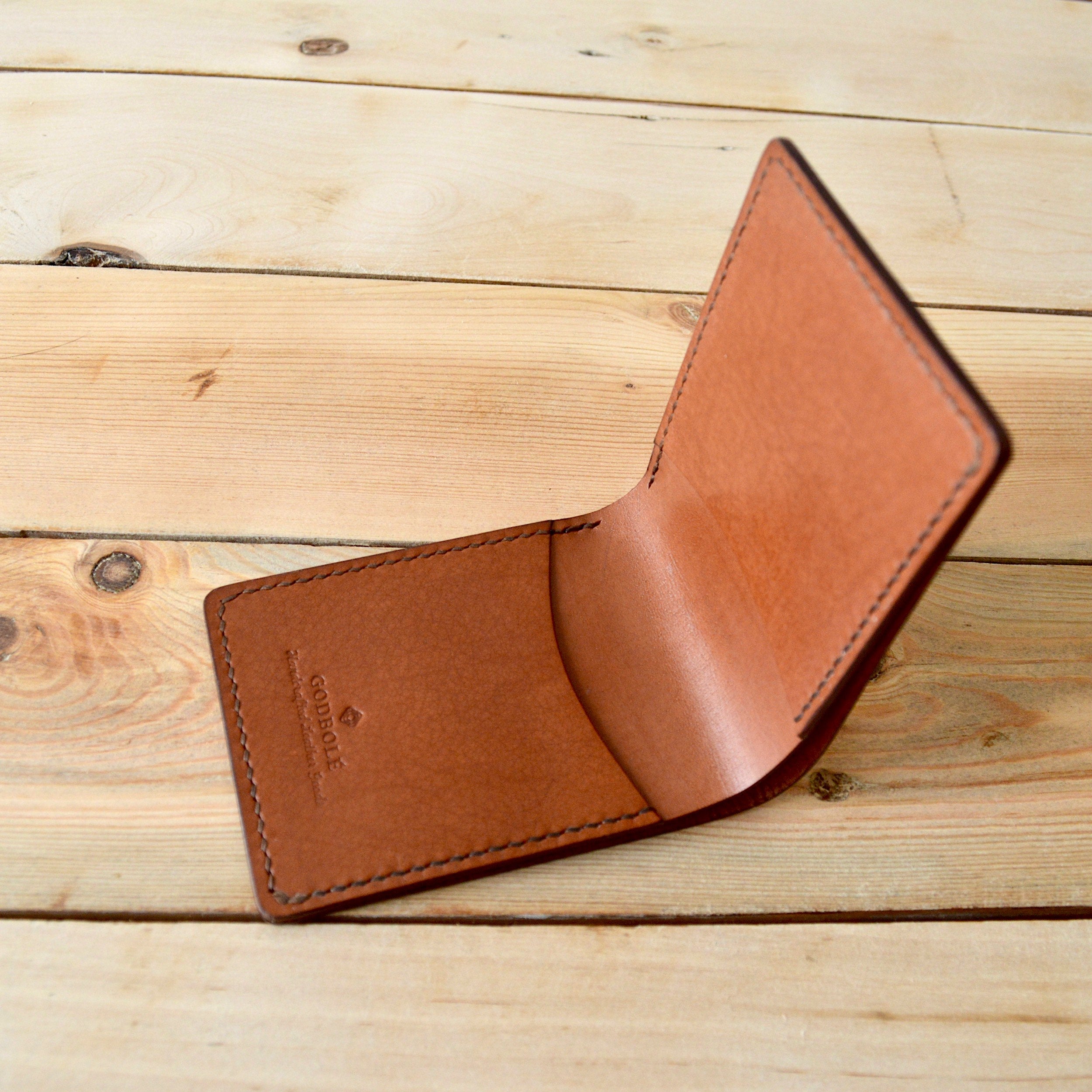 Personalized Slim Front Pocket Wallet - The Charleston Triple Sleeve -  Holtz Leather
