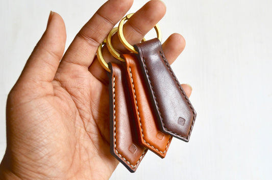 Lifelong Key Fob - Leather Wedge