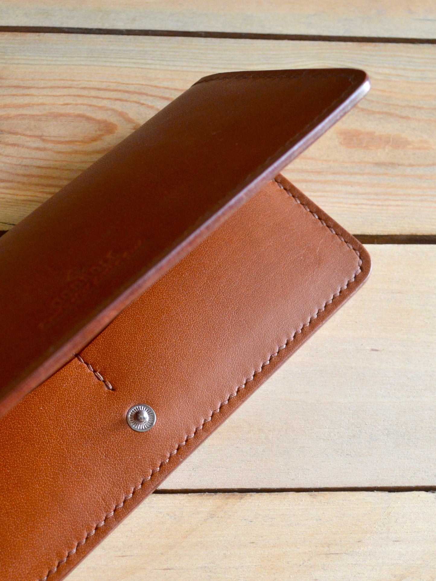 Long Bifold Wallet - Chestnut