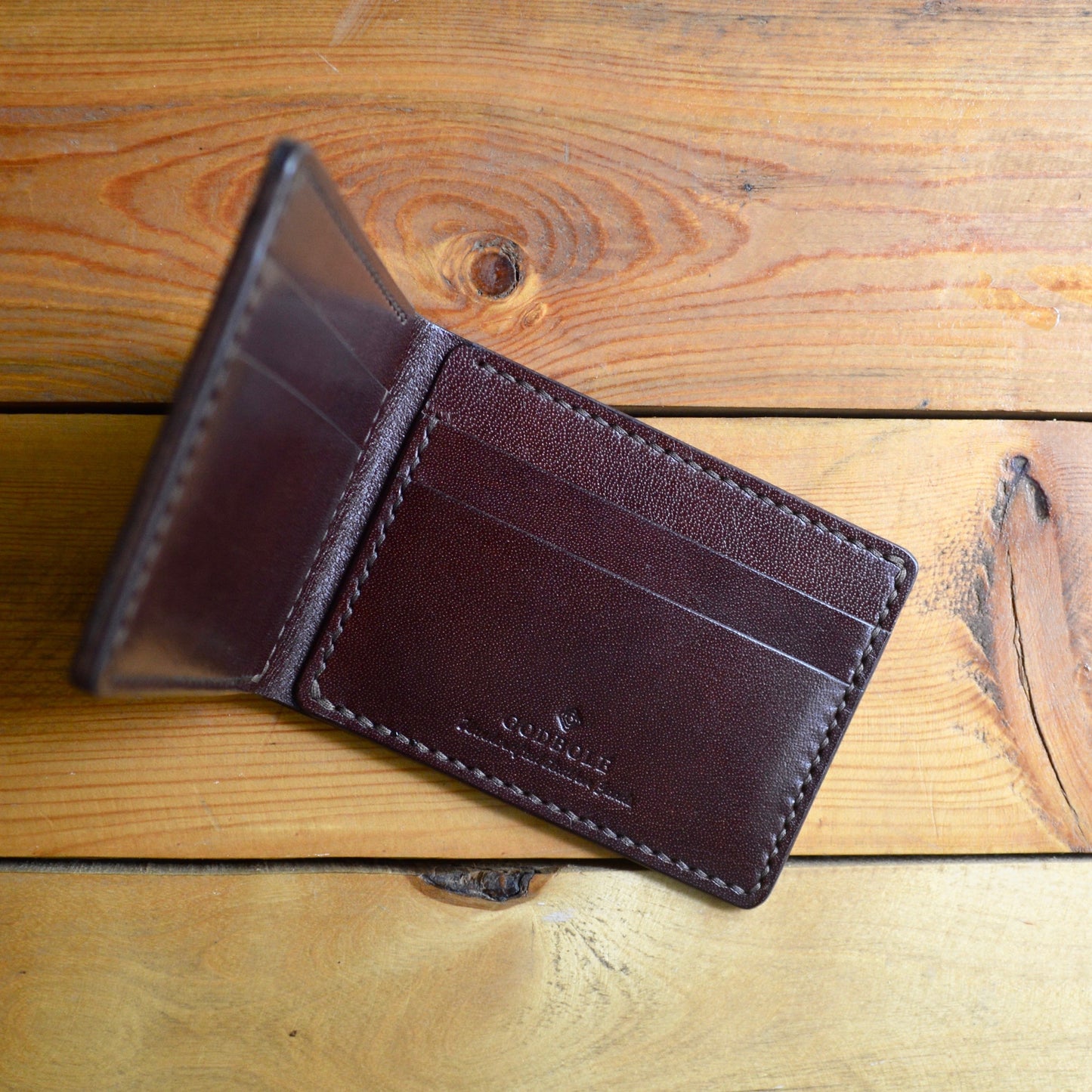 Mini Classic Wallet - Mahogany
