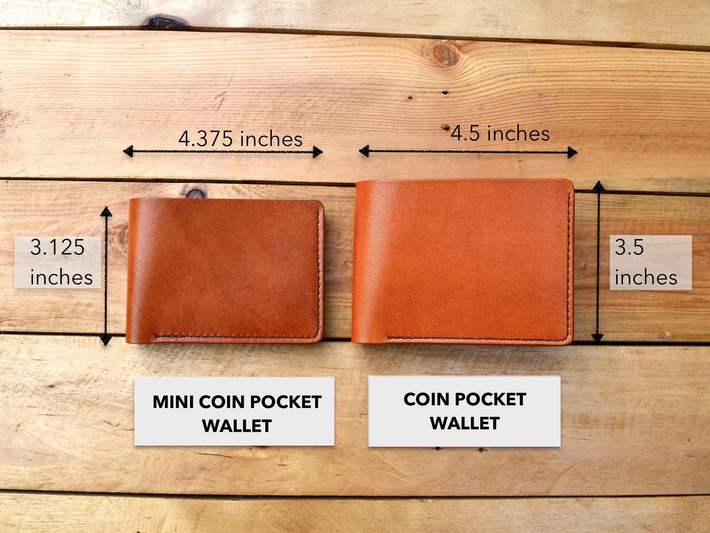 Mini Coin Pocket Wallet - Chocolate