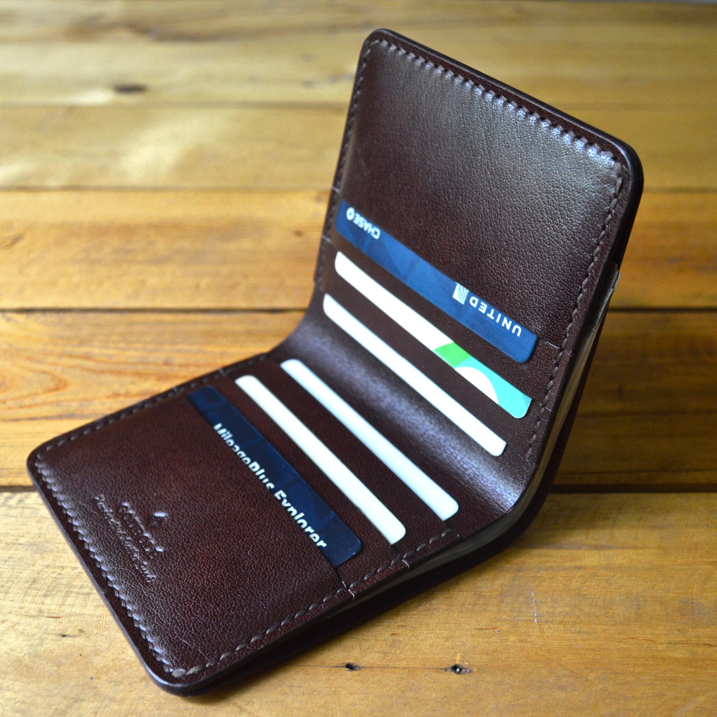 Personalized Leather Wallet With Custom Message Gifts For Son – Gifts For  Family Online
